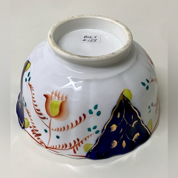 19th Century Vintage Gaudy Welsh Tulip Pattern Lusterware Waste Slop Bowl - Picture 8 of 16